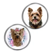 Kit 2 Botons Cachorro Yorkshire Foto mini 1