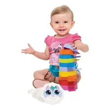 Kit 2 Brinquedo Educativo Encaixar Empilhar Bebe 1ano Foto mini  3
