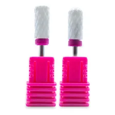 Kit 2 Brocas Cerâmica Profissional Unhas Gel Acrigel Fibra Foto mini 1