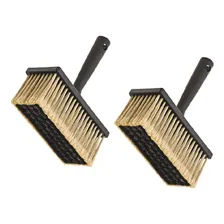 Kit 2 Broxas Retangular Base Pvc 18x7,5cm - Condor Cerdas Bege Foto mini 1