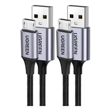 Kit 2 Cabo De Dados Ugreen Us290 Usb 2.0 P Micro Usb 3m Foto mini 1