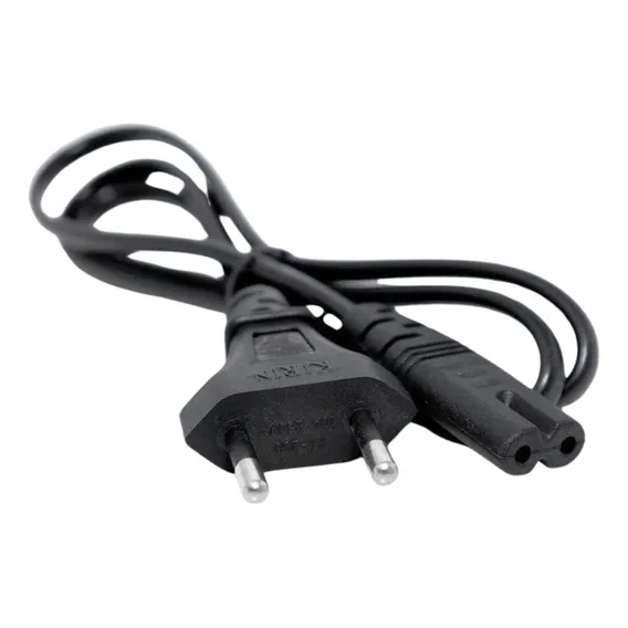 Kit 2 Cabo De Força Energia Compatível Para Boombox 1,8 Mts Cor Preto 127/220v Foto 1