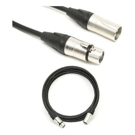 Kit 2 Cabo Dmx 110 Ohms 10 Metros Iluminação Palco Cênica Foto 1