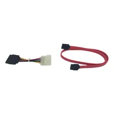 Kit 2 Cabos De Dados Sata + 2 Cabo Energia Ide / Sata + Foto mini 3
