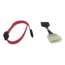 Kit 2 Cabos De Dados Sata + 2 Cabo Energia Ide / Sata + Foto mini 4