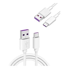 Kit 2 Cabos Usb Tipo C Turbo 5a Usb C 1 Metro Hmaston Cor Branco Foto mini  3