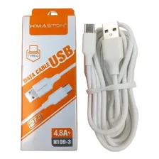 Kit 2 Cabos Usb Tipo C Turbo 5a Usb C 1 Metro Hmaston Cor Branco Foto mini  2