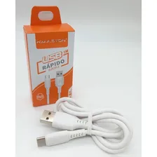 Kit 2 Cabos Usb Tipo C Turbo 5a Usb C 1 Metro Hmaston Cor Branco Foto mini 4