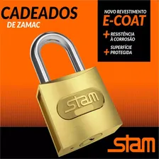 Kit 2 Cadeado Stam Armário Mala Janela 20mm Foto mini  3