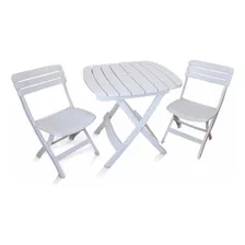 Kit 2 Cadeira Ripada Dobrável Diamantina Branca Cor Branco Cor Foto mini 4