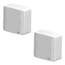 Kit 2 Caixa De Passagem 20x20cm Elétrica Ilumi Sobrepor Cor Branco Foto  mini 1