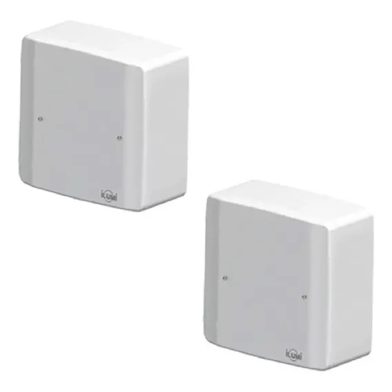 Kit 2 Caixa De Passagem 20x20cm Elétrica Ilumi Sobrepor Cor Branco Foto 1