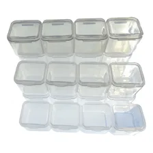 Kit 2 Caixa Organizador 28 Divis贸rias Pedrarias Unhas Strass Cor Transparente Foto mini 1