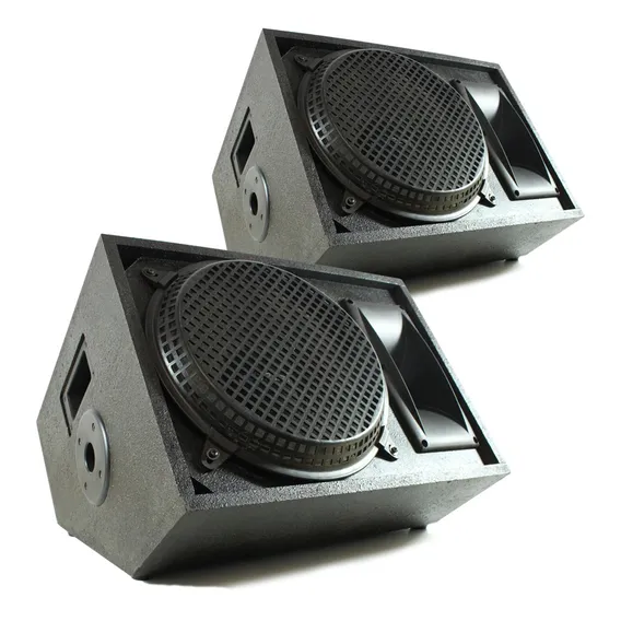 Kit 2 Caixa Retorno Palco Music Way 450w Rms Plug P10 Foto 1