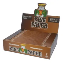 Kit 2 Caixa Seda Smoking King Paper King Size White Brown Foto mini 3