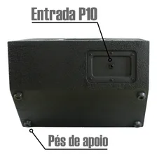 Kit 2 Caixas Acústicas Retorno+amplificador Music Way Foto mini 2