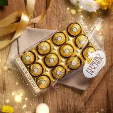 Kit 2 caixas chocolate bombom Ferrero Rocher com 12 unidades cada Foto mini 2
