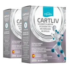 Kit 2 Caixas Equaliv Cartliv Colageno Tipo Ii 60 Cápsulas Foto mini 1