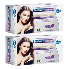 Kit 2 Caixas Polivitamínico Suplevit Mulher Com 60 Capsulas Sabor Sem Sabor Foto mini 1