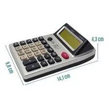 Kit 2 Calculadora Com Duplo Visor + Testa Dinheiro Falso Foto mini 3