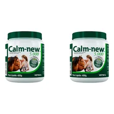 Kit 2 Calm New 5.000 400g Suplemento Calmante P/ Equinos Foto mini 2