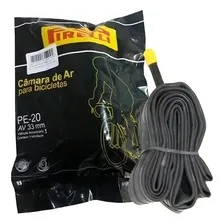 Kit 2 Câmara De Ar Bicicleta Aro 20 Pirelli Bico Grosso 33mm Foto mini  3