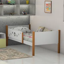 Kit 2 Camas Solteiro Star Com 1 Cama Auxiliar Branco/amĂȘndoa Bolinhas Foto mini 3