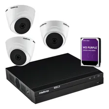 Kit 2 Camera De Segurança Dome 720p Dvr Intelbras 4 Ch 1tb Foto mini 2