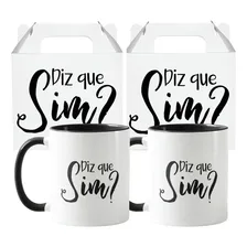 Kit 2 Canecas Convite Especial Para Padrinhos De Casamento Foto  mini 1