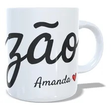 Kit 2 Canecas Mozão Personalizada Com Nome Para Casal Cor Branco Foto mini 4