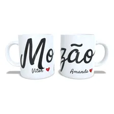 Kit 2 Canecas Mozão Personalizada Com Nome Para Casal Cor Branco Foto  mini 1