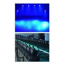 Kit 2 Canhão Luz Mini Moving Head 7 Led 12w Rgbw Quadriled 110V/220V Foto mini 2