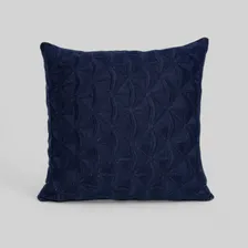 Kit 2 Capa Almofada Decorativa Escritorio 45x45 Tricot Tricô Cor Azul-marinho Capa Almofada 45x45 Decorativa Foto mini  2