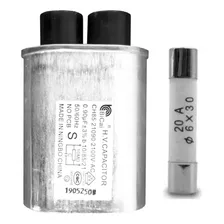Kit 2 Capacitor Microondas 0,90uf 2100v 2x2 Finos Bicai Foto mini 2