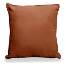 Kit 2 Capas Almofada 40x40cm Ziper Veludo Terracota Foto mini 3