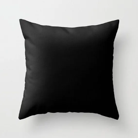 Kit 2 Capas Almofadas Preto 40x40 Foto 1