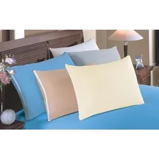 Kit 2 Capas Para Travesseiro Com Zíper Venesa 100% Algodão Cor Cinza Foto mini  2