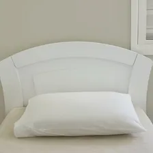Kit 2 Capas Para Travesseiro Malha Algodão Branco Com Ziper Foto  mini 1