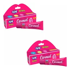 Kit 2 Carmed Fini Efeito Gloss Beijo Hidratante Labial Batom Foto mini 1