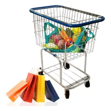 Kit 2 Carrinhos 140l + 2 Travas + 60 Cartões Personalizados Foto mini 2