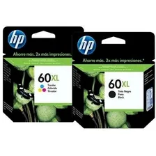 Kit 2 Cartucho Hp 60xl Color E Preto Foto mini  2