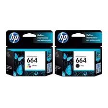 Kit 2 Cartuchos Hp 664 Hp 2136 3636 3836 4536 4676 Foto mini 1
