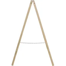 Kit 2 Cavaletes De Madeira Natural 75x80cm Até 140kg Belfix Cor Marrom Foto mini 4