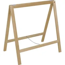 Kit 2 Cavaletes De Madeira Natural 75x80cm Até 140kg Belfix Cor Marrom Foto mini  2
