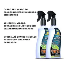 Kit 2 Cera Líquida Carnaúba Cristalizadora Spray Autoshine Foto mini 2