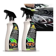 Kit 2 Cera Líquida Carnaúba Cristalizadora Spray Autoshine Foto mini 3