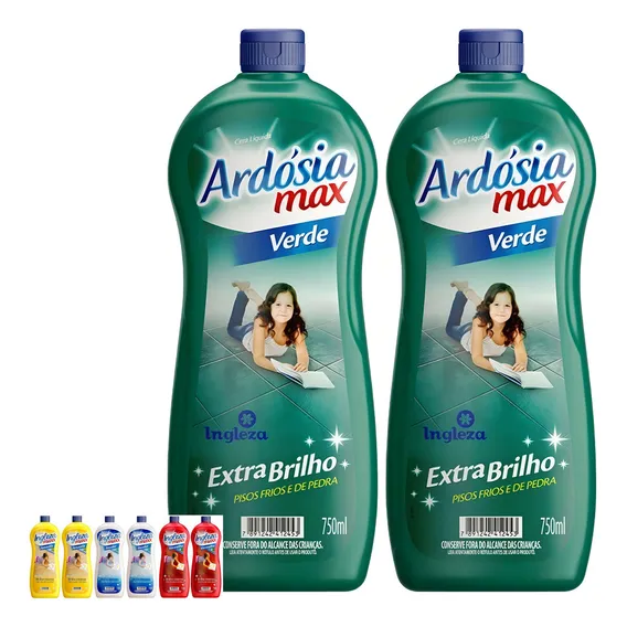Kit 2 Cera Liquida Ingleza Maxx Tradicional Cerâmica Ardósia Foto 1