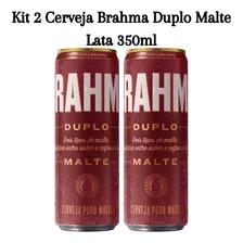 Kit 2 Cerveja Brahma Duplo Malte Lata 350ml Foto mini  2