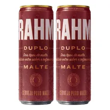Kit 2 Cerveja Brahma Duplo Malte Lata 350ml Foto  mini 1