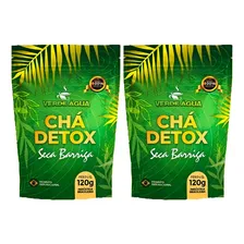 Kit 2 Chá Detox Verde Água Seca Barriga Desincha Foto mini 4